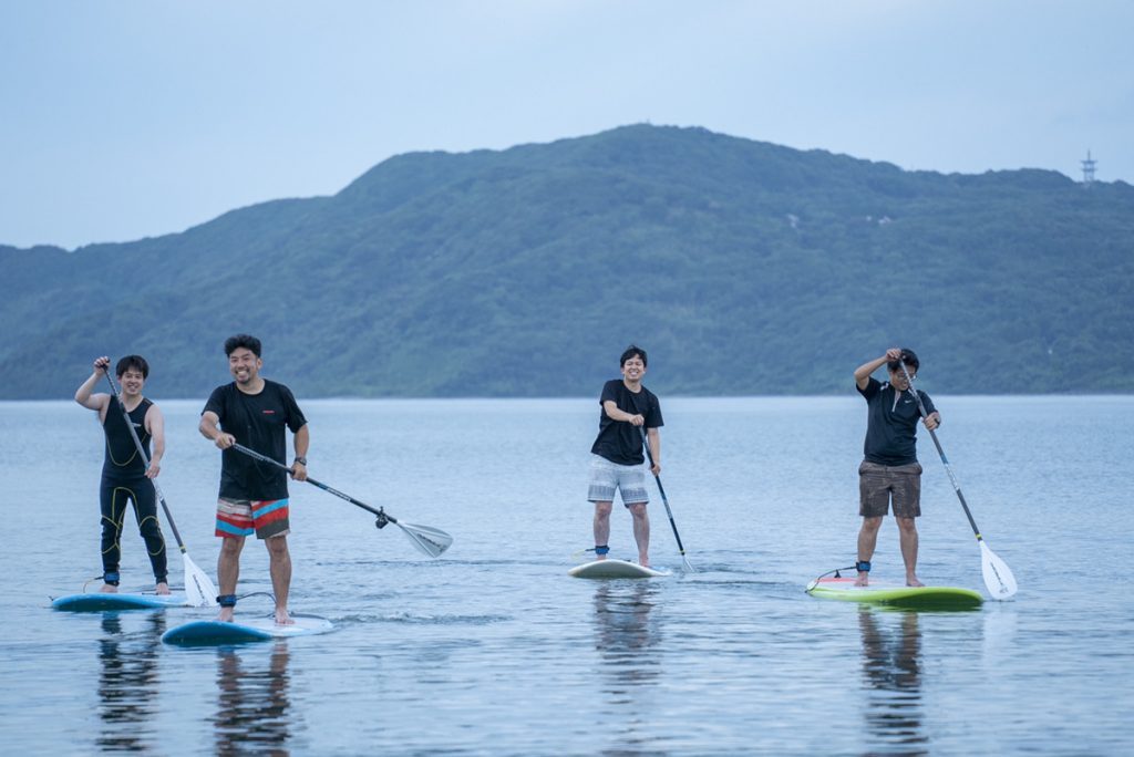 海でのSUP体験