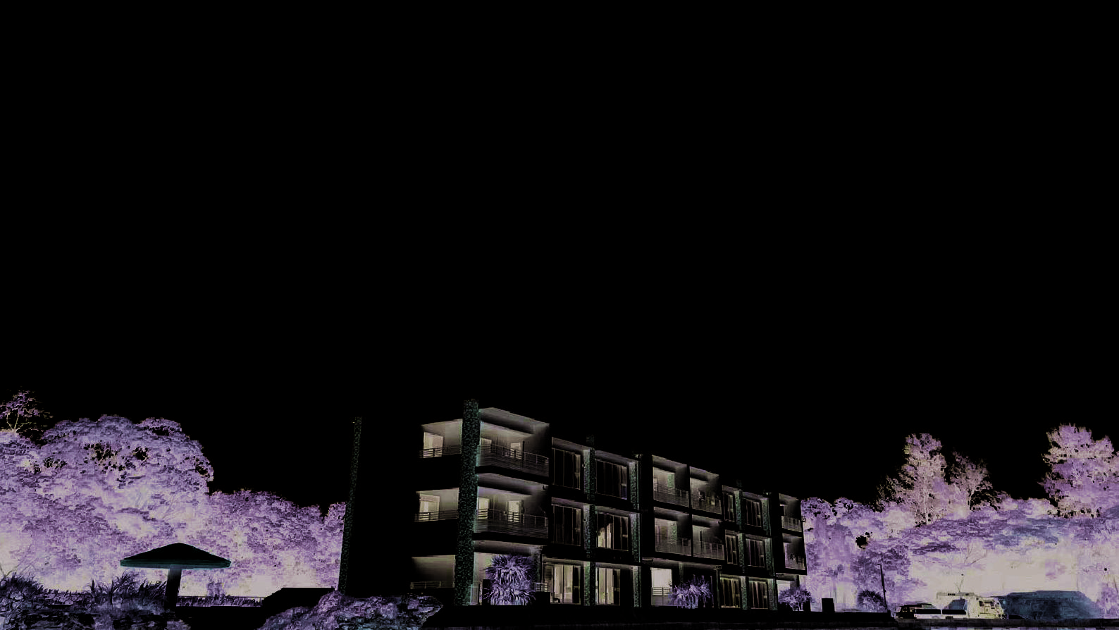 夜のスタイド屋我地